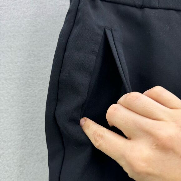 Aritzia Wilfred Crepe Darontal Pull On Pant Cropped Trousers Black Size 2 - Picture 5 of 13